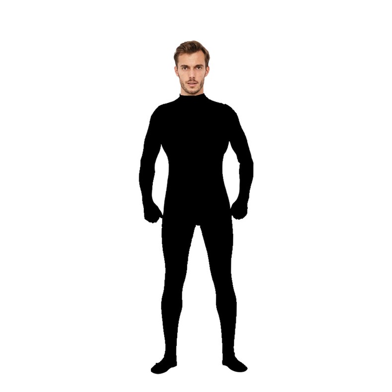 Full Body Zentai Hooded Bodysuit Cosplay Costume For Halloween