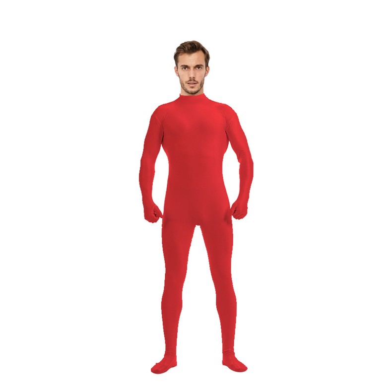 Full Body Zentai Hooded Bodysuit Cosplay Costume For Halloween
