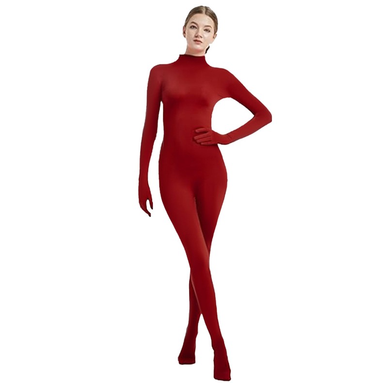 Women Full Body Zentai Bodysuit Cosplay Costume For Halloween