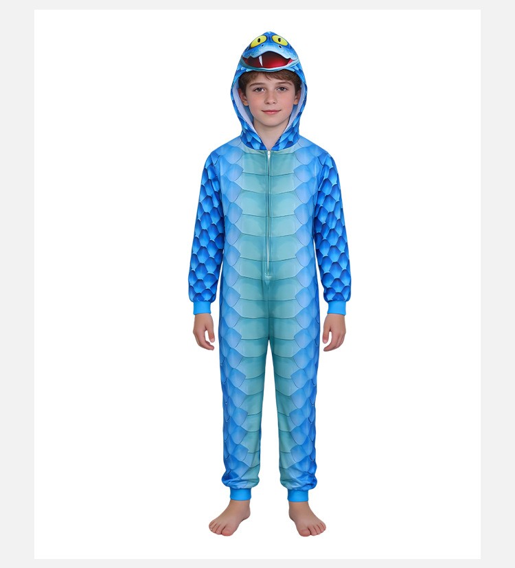 Kids Zootopia 2 Gary The Snake Cosplay Costume For Halloween